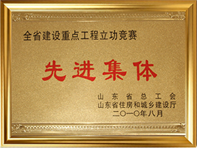 18全省建设重点工程立功竞赛先进集体（2010）